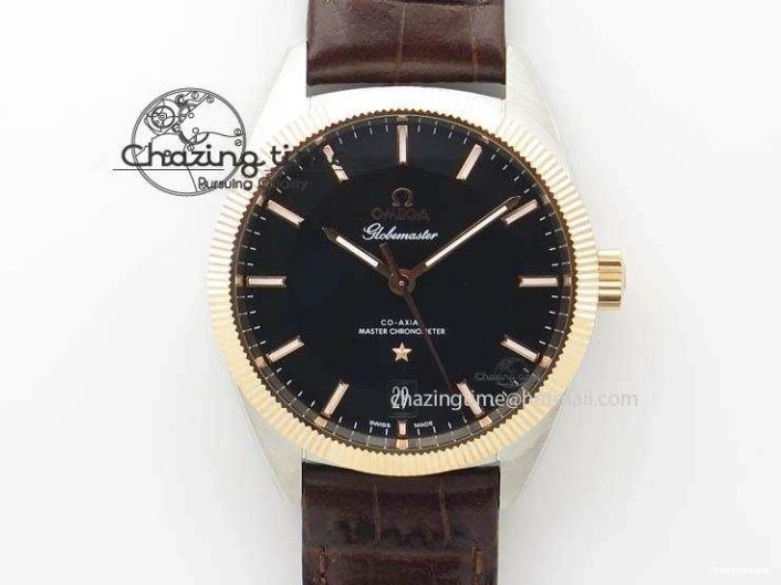 0227 HighQuality Seamaster 300M Chronometer SS Black OMF 1:1 Best Edition on SS Bracelet A2824 (Black Balance Wheel) V 7954